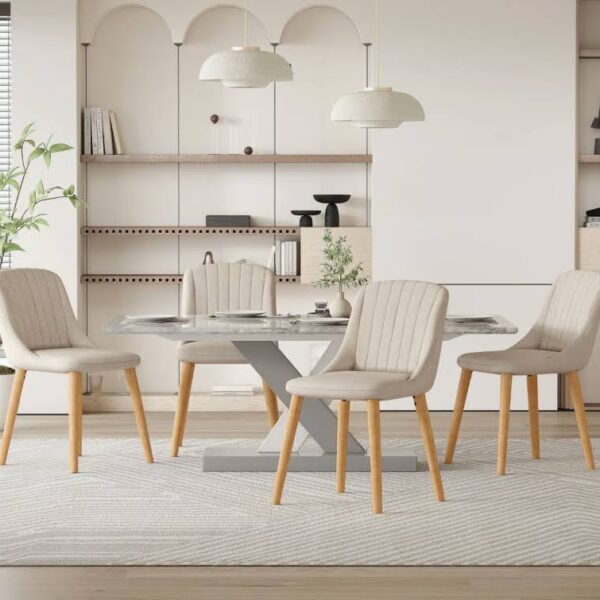 Linen Dining Room Chairs Set of 4 - Stylish and Classic